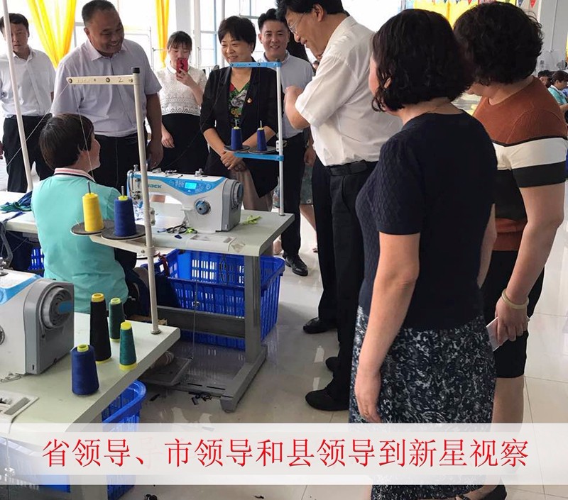省领导，市领导和县领导到新星考察